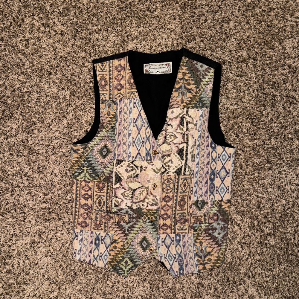 Jonathan Martin patchwork vintage vest